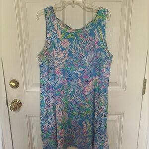 GUC Lilly Pulitzer Lattice Back Dress - Plus Size